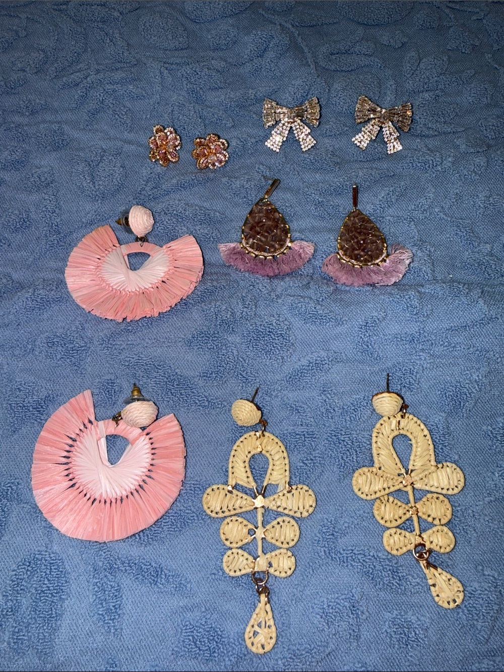 Amazon Pink and Girly Earrings Set - Mixed Styles
